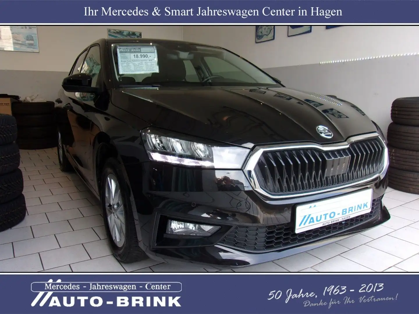 Skoda Fabia Selection Navi/ACC/LED/PTS+RFK/Totw. Schwarz - 2