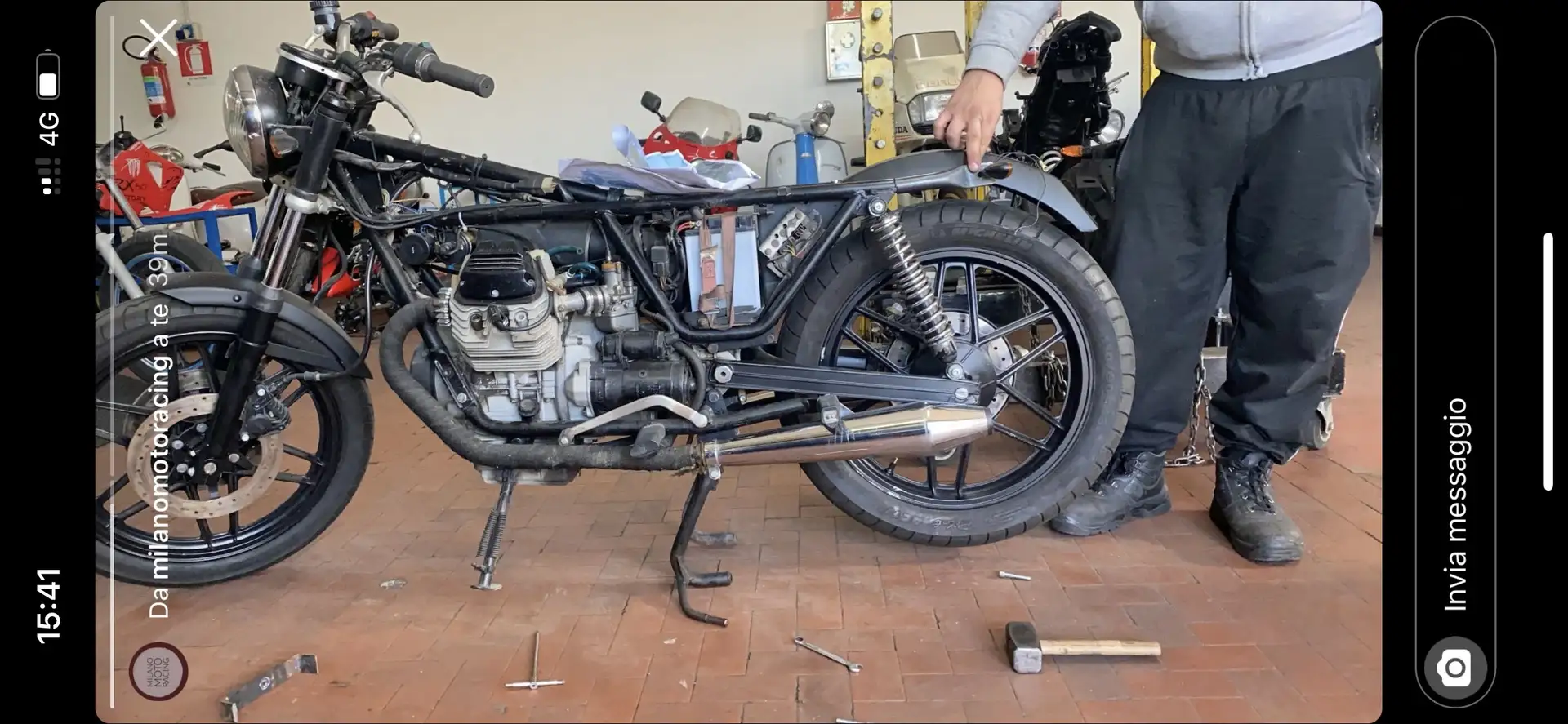 Moto Guzzi V 50 cafe racer - 1