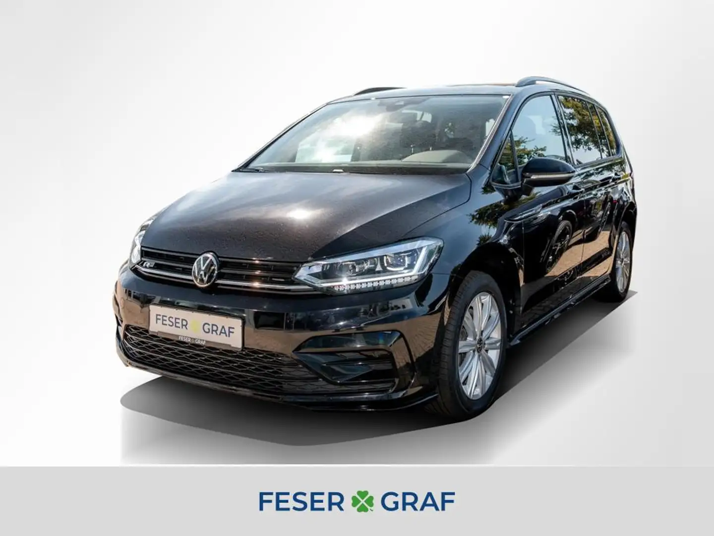 Volkswagen Touran Highline 1.5TSI DSG LED/ACC/NAVI/7SITZER Schwarz - 1