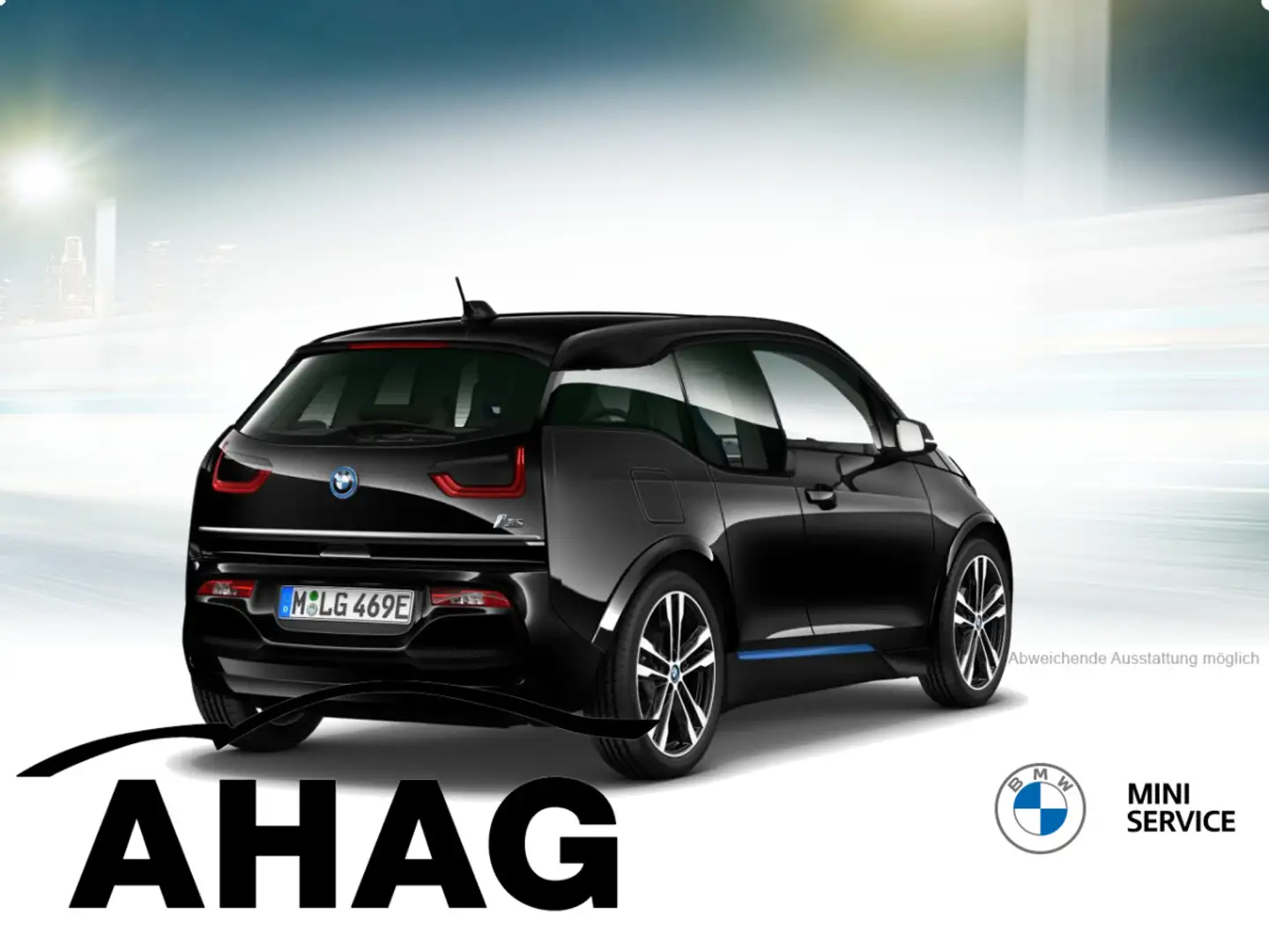 BMW i3 s (120 Ah), 135kW Navi Bluetooth PDC MP3 Schn. Kli Schwarz - 2