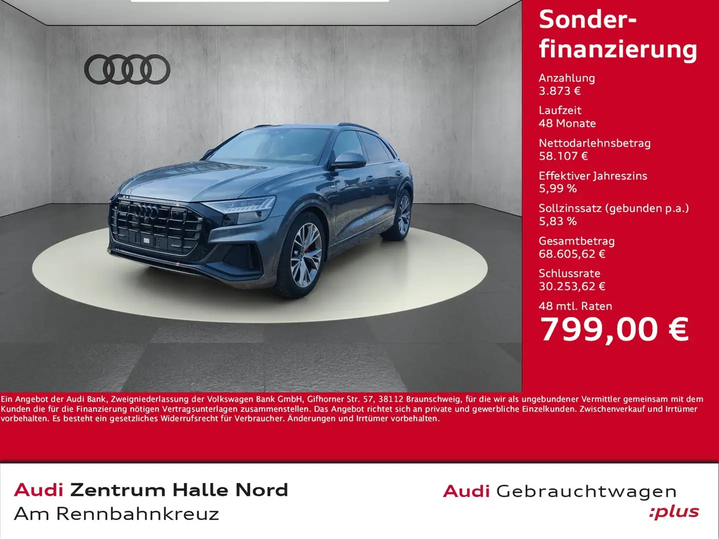 Audi Q8 50 TDI quattro tiptronic Grau - 1