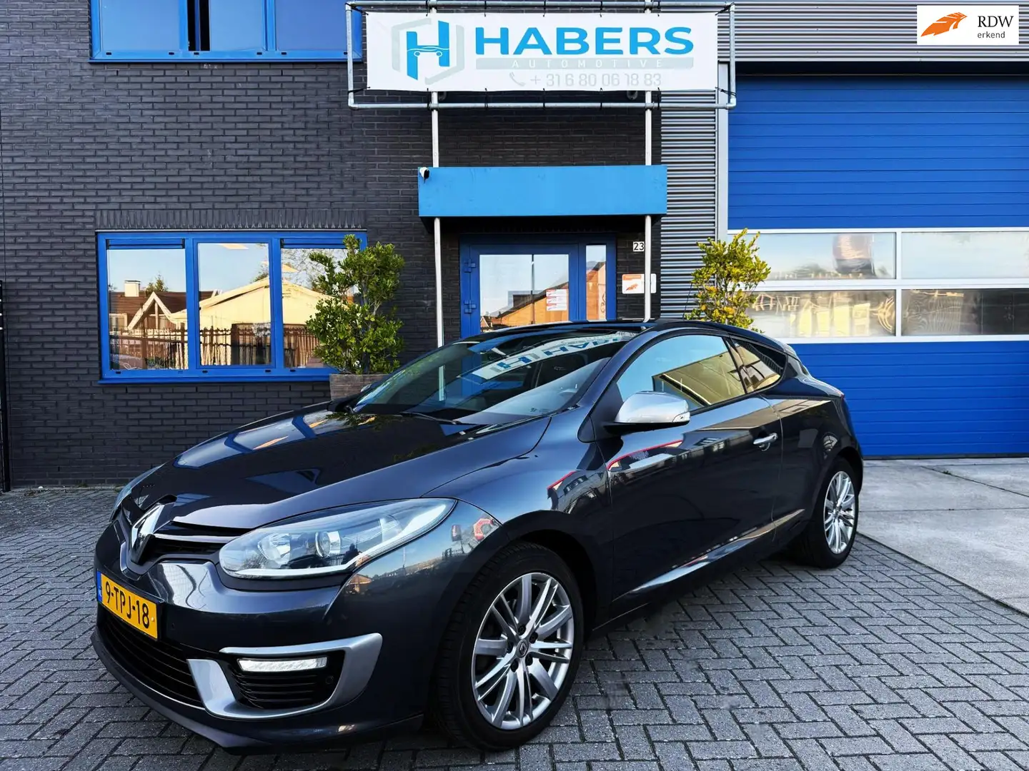 Renault Megane Coupé 1.2 TCe GT-Line 131PK|Origineel NL|Navi|Spor Grigio - 1