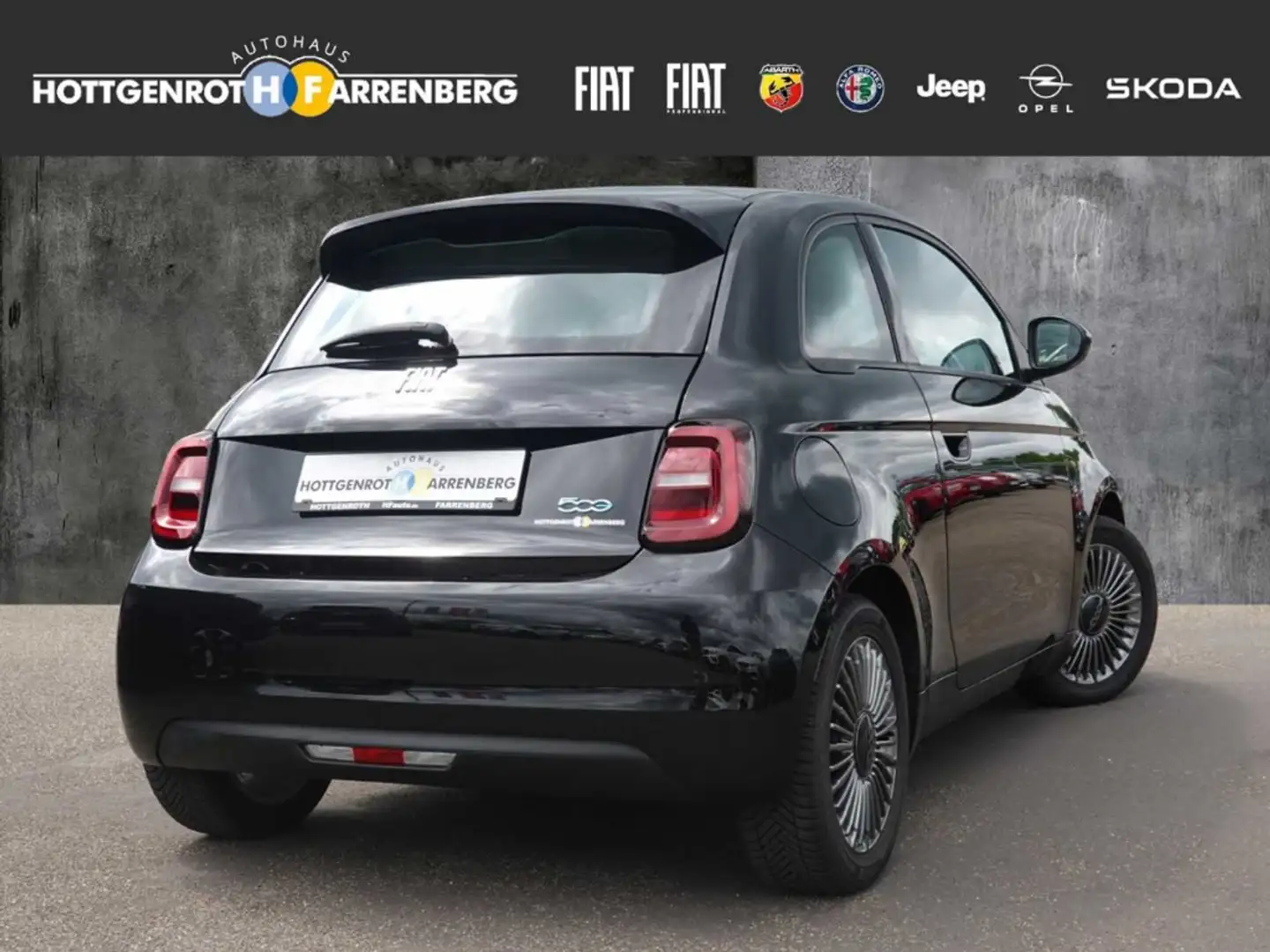 Fiat 500e Icon Navi LED Apple CarPlay Android Auto Klimaauto Schwarz - 2
