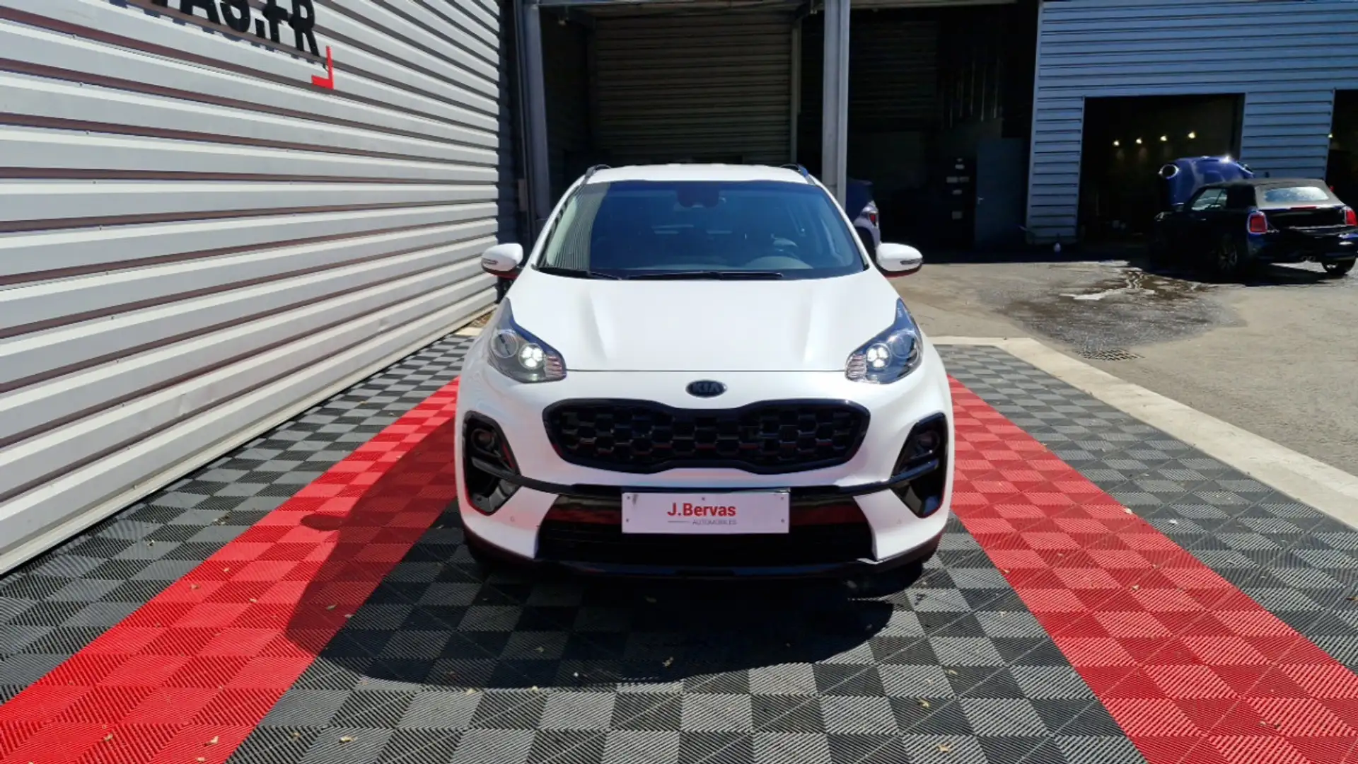 Kia Sportage 1.6 CRDI 136CH MHEV ISG DCT7 4X2 BLACK EDITION Blanc - 2