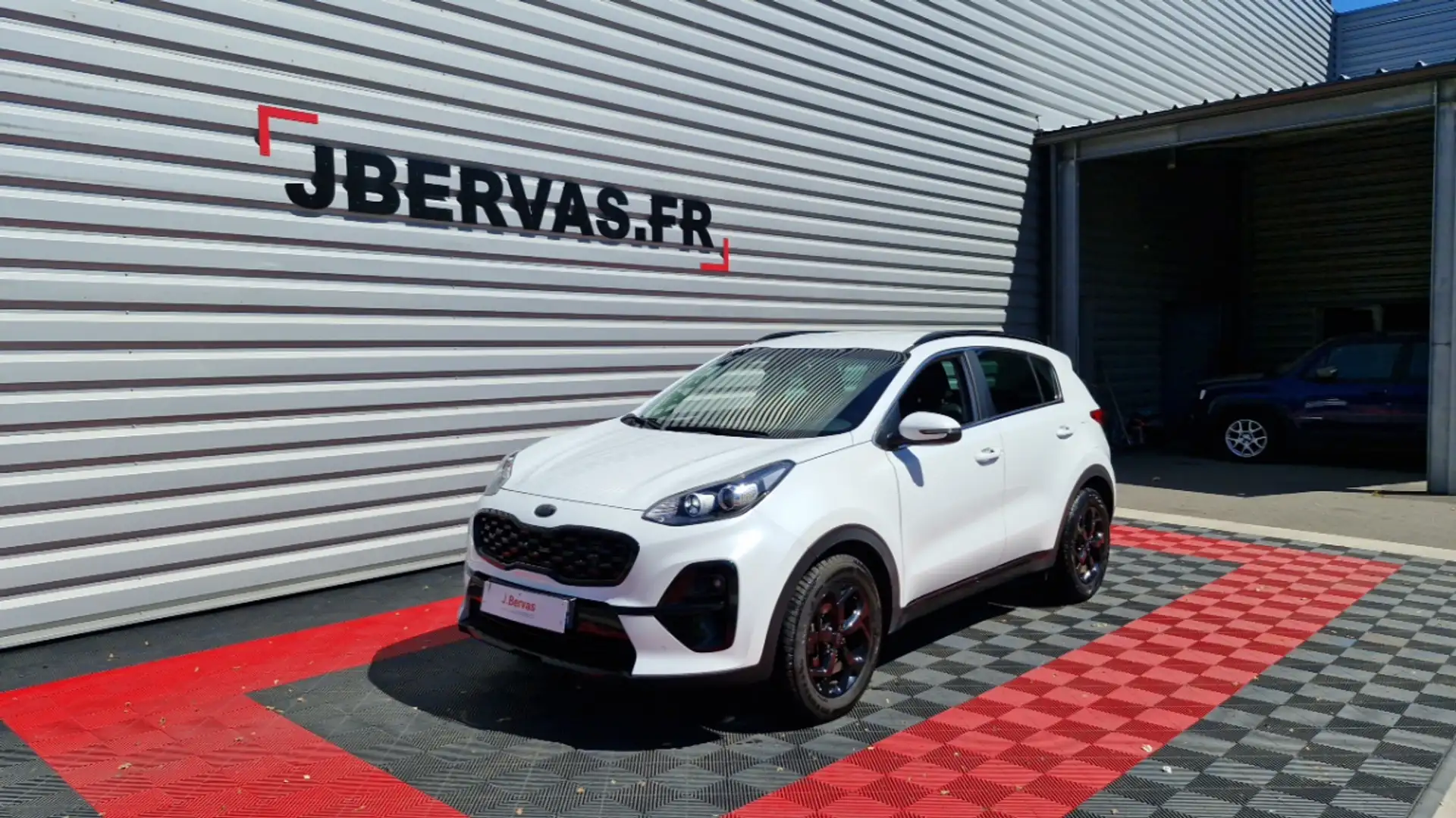 Kia Sportage 1.6 CRDI 136CH MHEV ISG DCT7 4X2 BLACK EDITION Blanc - 1