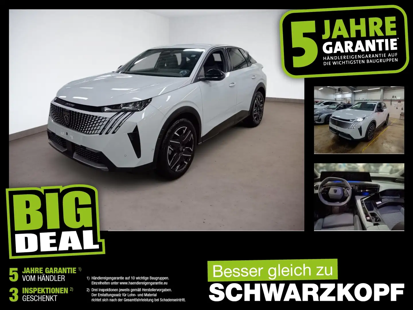 Peugeot 3008 1.2 WirelessCharging,Navi,Sitzheizung Weiß - 1