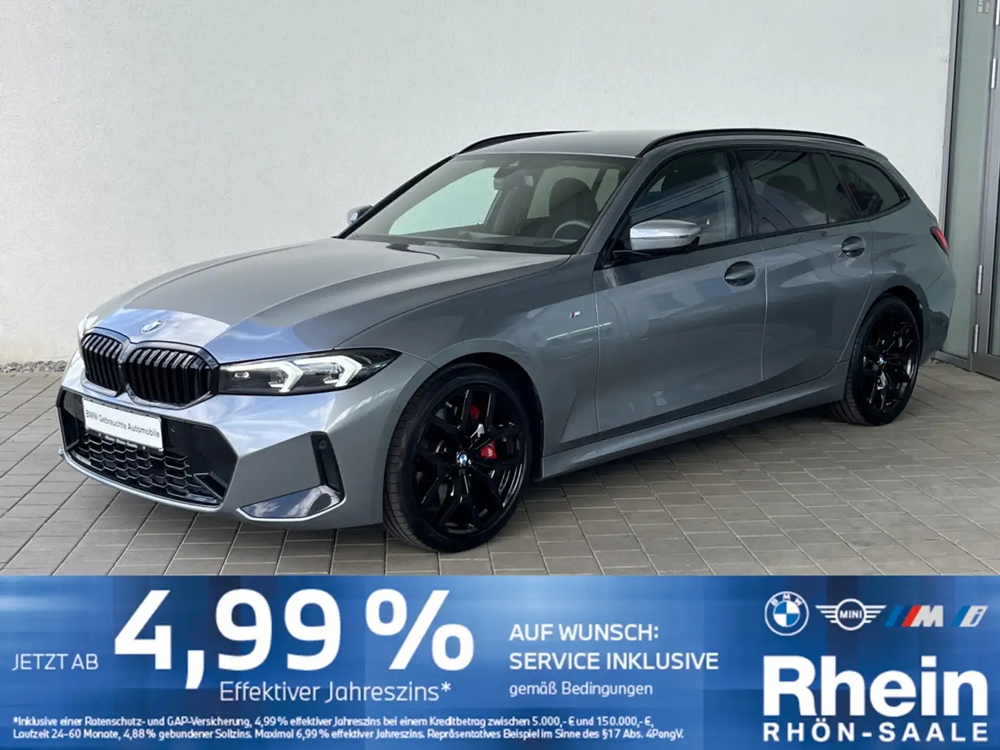 BMW 320 d Touring M Sportpaket Navi.LED.Hifi.AHK.P+. Gris - 1
