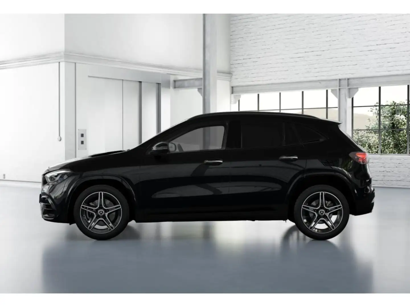Mercedes-Benz GLA 200 AMG MBUX+M-LED+Pano+RüKam+Totwink+Night Zwart - 2