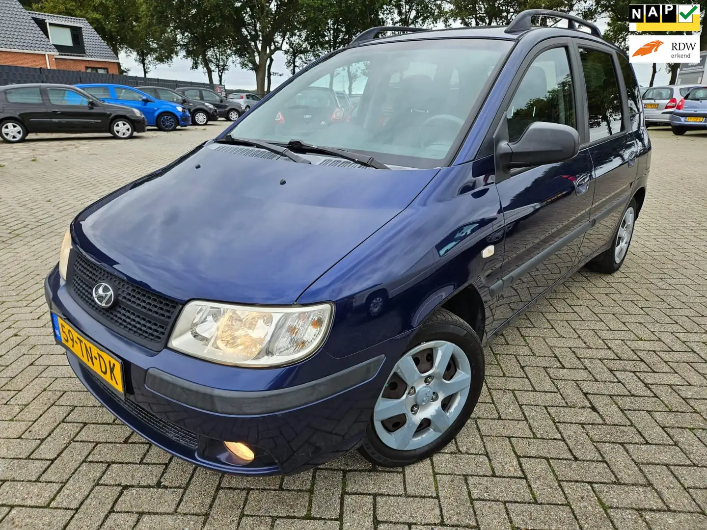 Hyundai Matrix 1.6i World Cup edition 2006. Airco/Mistlampen/Hoog Blauw - 1