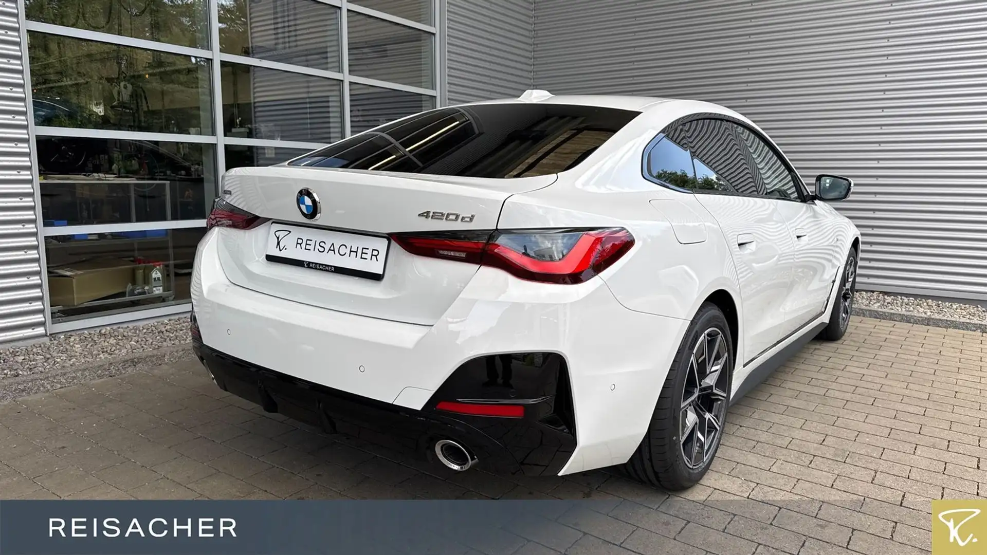 BMW 420 420d xDrive Gran Coupé Sportpaket Keyless Go Alb - 2