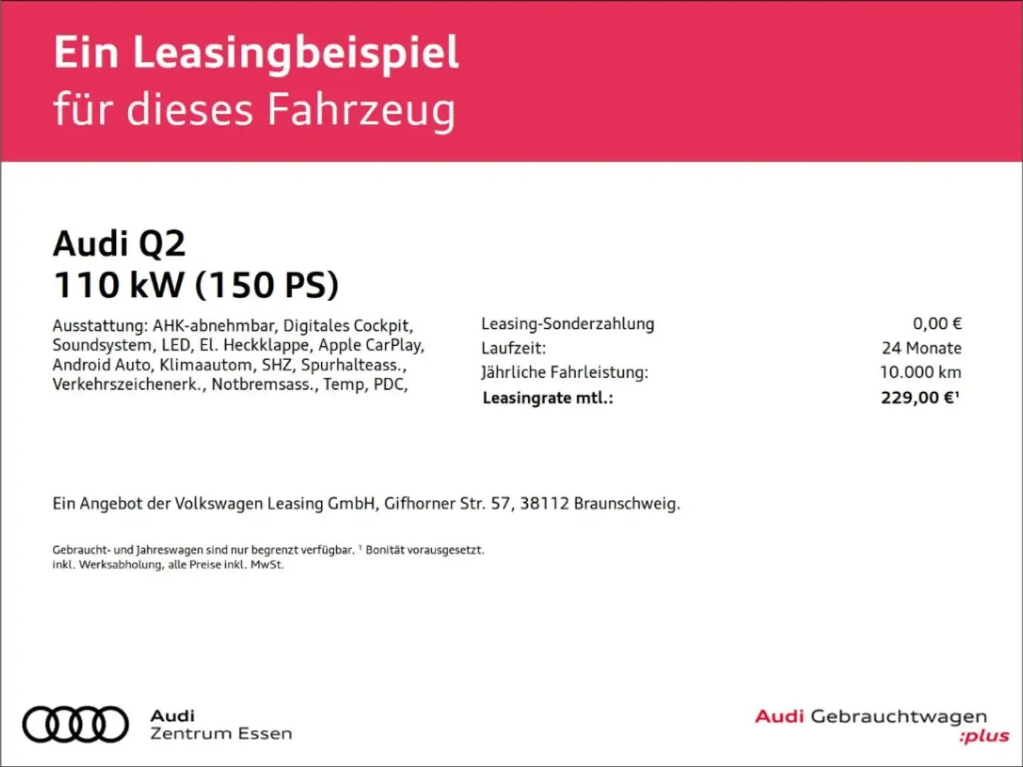 Audi Q2 35 TDI advanced Rot - 2