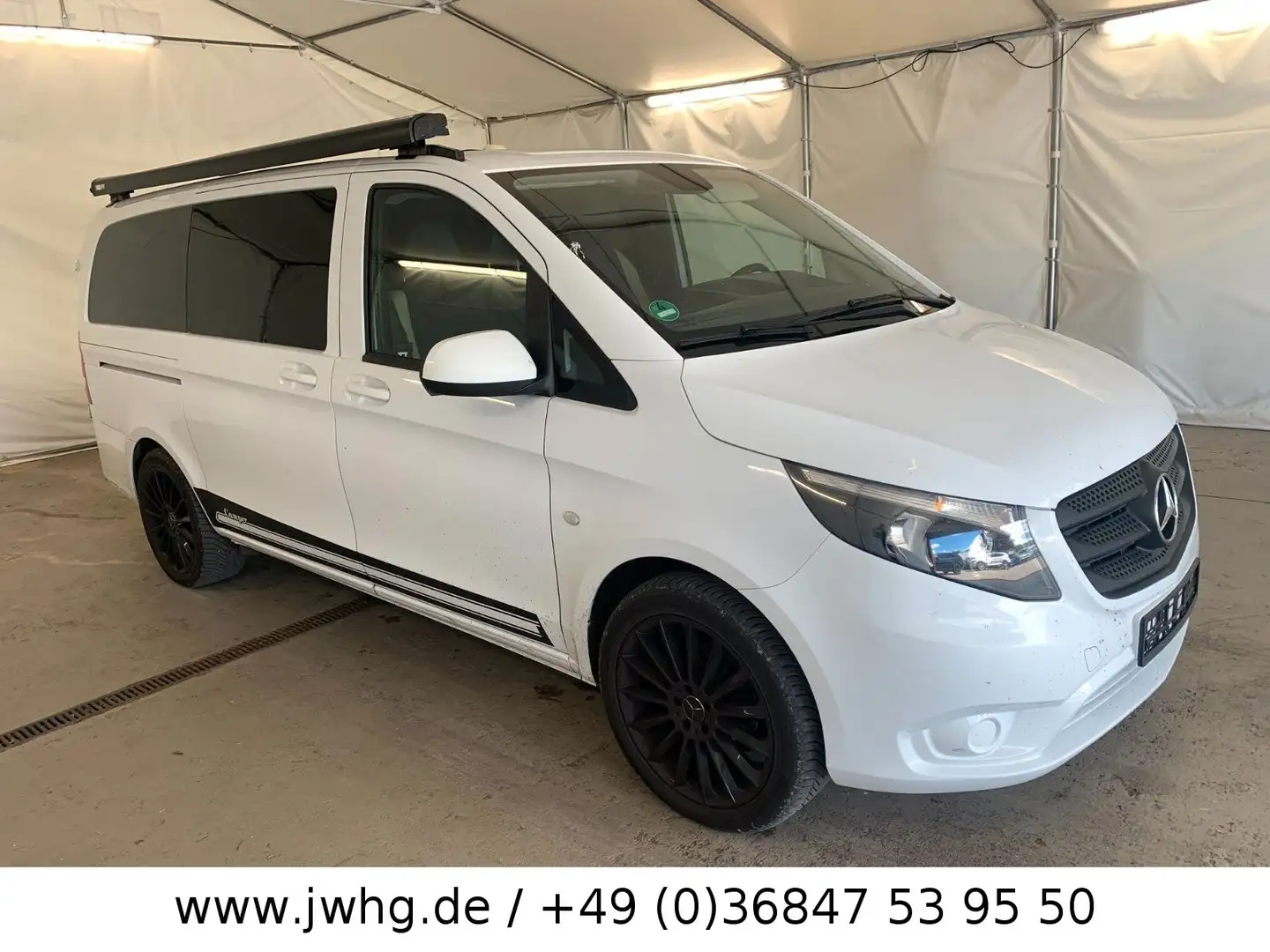Mercedes-Benz Vito Camper lang Alcantara ALU Küche Markise AHK Bianco - 2