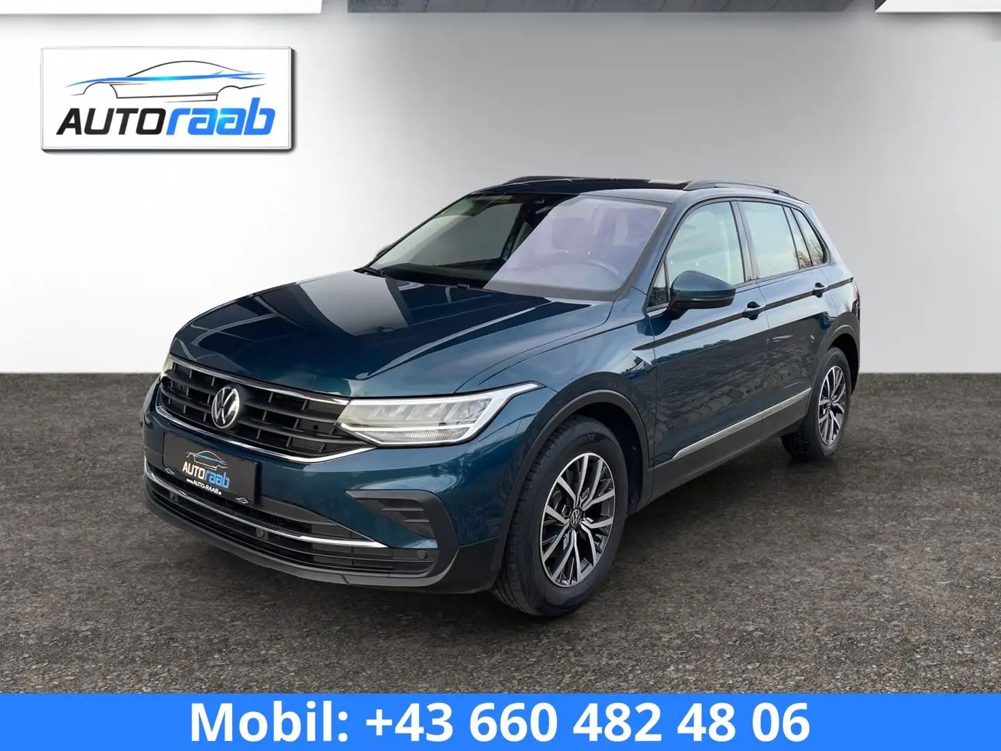 Volkswagen Tiguan Life 2,0 TDI *AHV*APP*ACC*PDC*NAVI*LED*WSS-HZ* Blau - 1