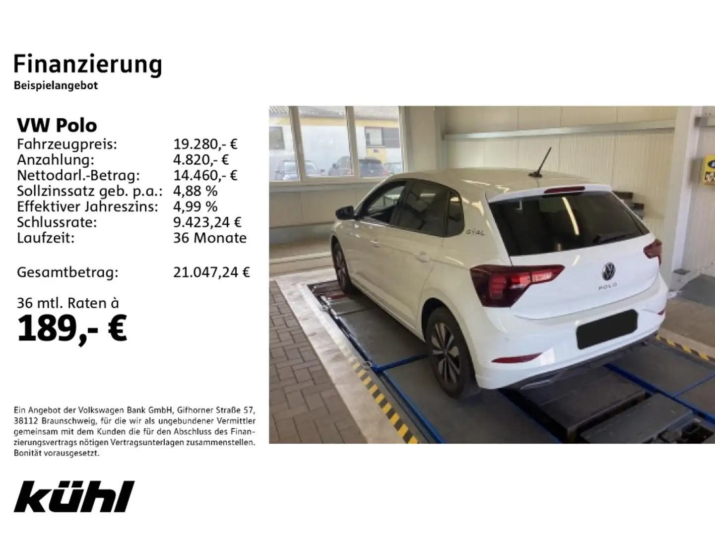 Volkswagen Polo VI 6 1.0 Goal LED/Kamera/App Weiß - 2
