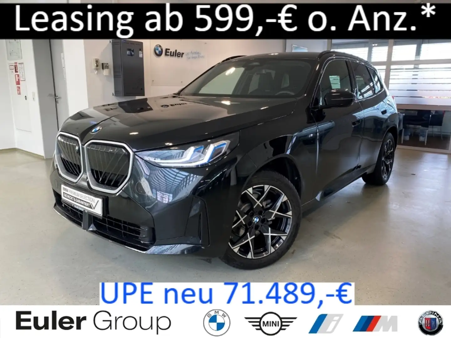 BMW X3 20d xDrive M Sport AHK Premium+Prof.Pak. H/K Memor Schwarz - 1
