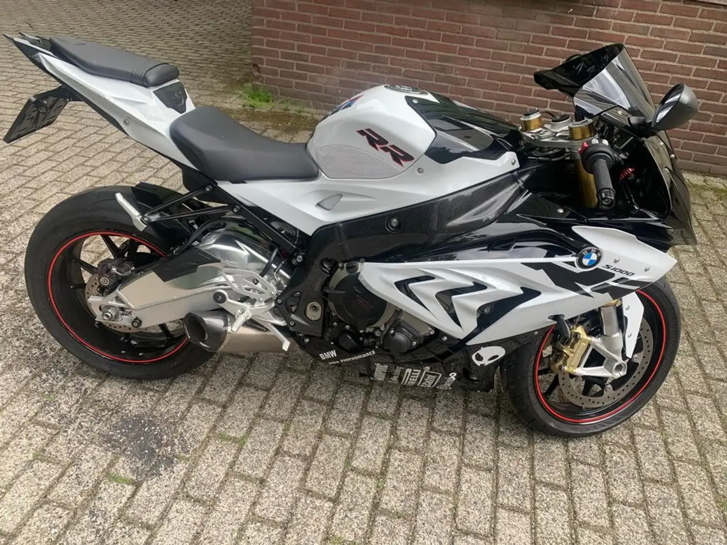 BMW S 1000 RR sport bike Wit - 1