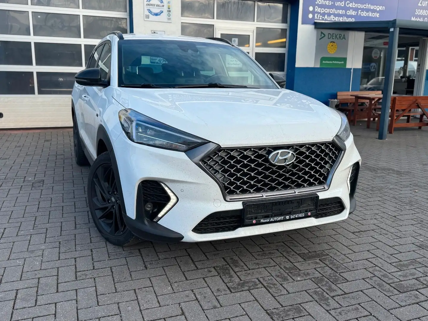 Hyundai TUCSON N Line 2WD |Kamera|Led|Navi|Anhängerkppl| Weiß - 2