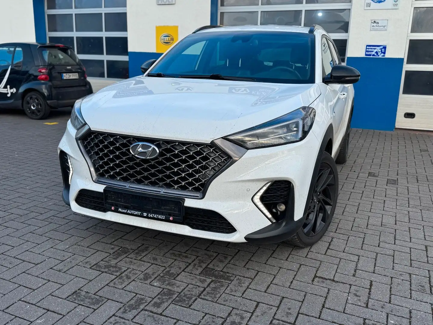 Hyundai TUCSON N Line 2WD |Kamera|Led|Navi|Anhängerkppl| Weiß - 1