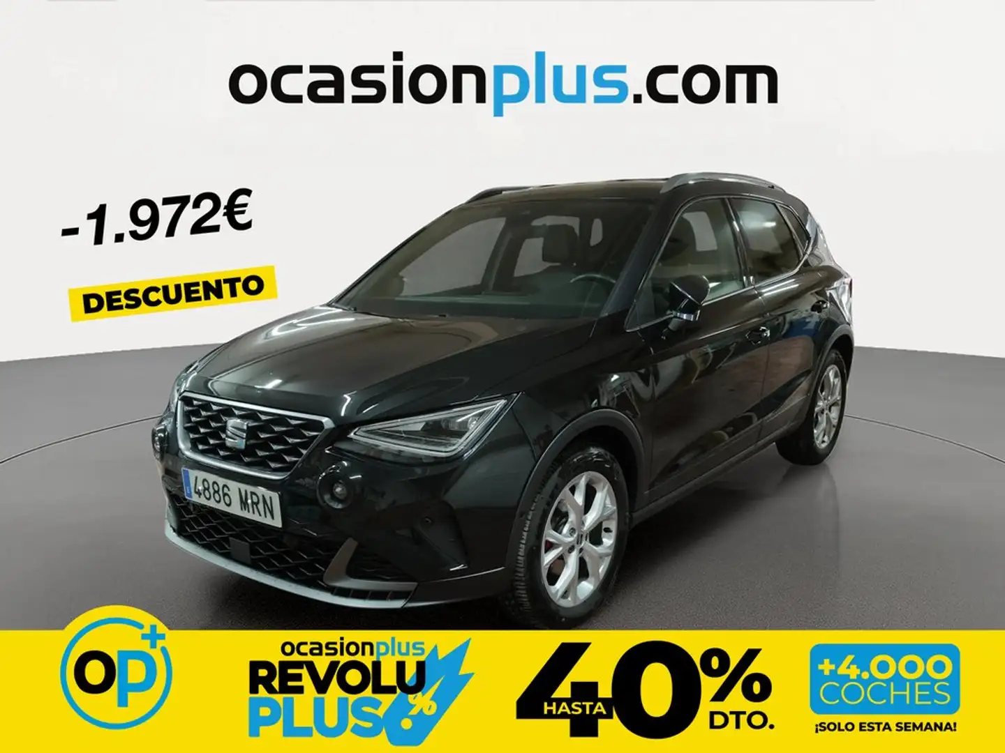 SEAT Arona 1.5 TSI S&S FR DSG7 XM 150 Schwarz - 1