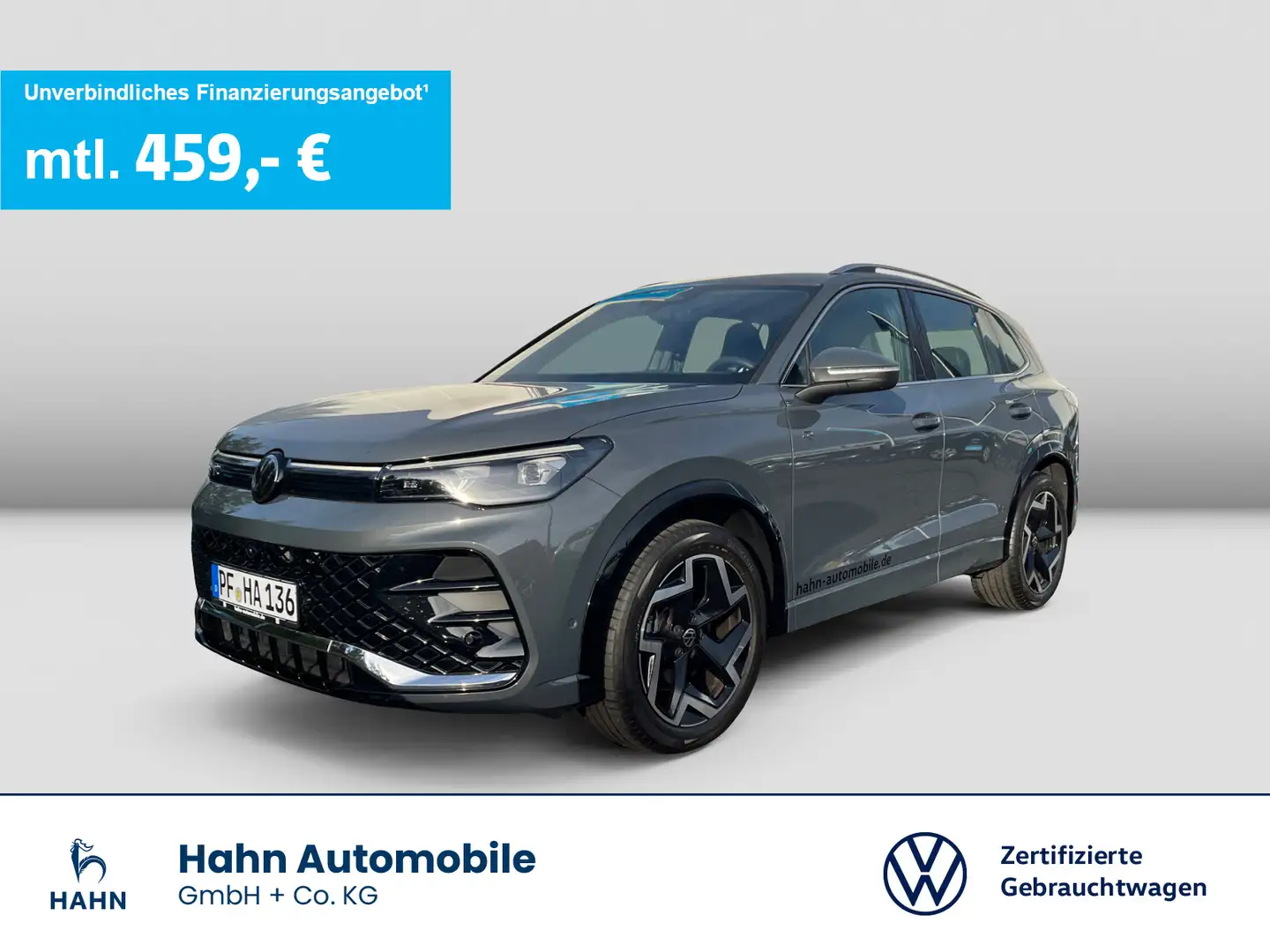 Volkswagen Tiguan 2.0TDI DSG R-Line Matrix Nav AHK ACC 360° Grau - 1