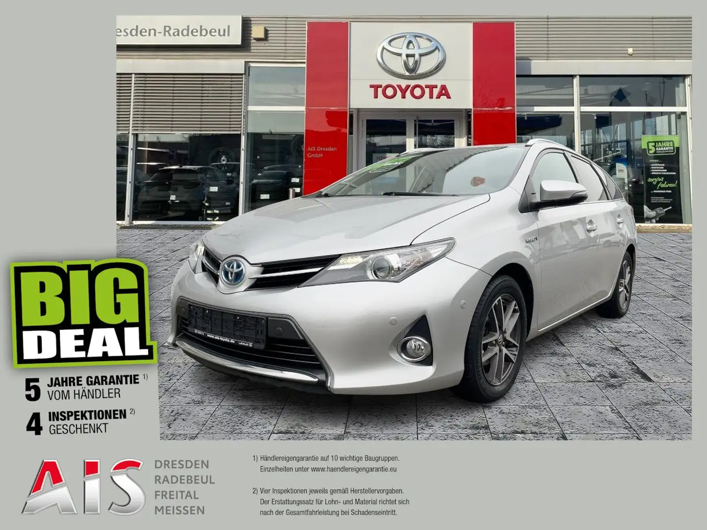 Toyota Auris Touring Sports 1.8 Hybrid Edition SHZ*KAM Argent - 1