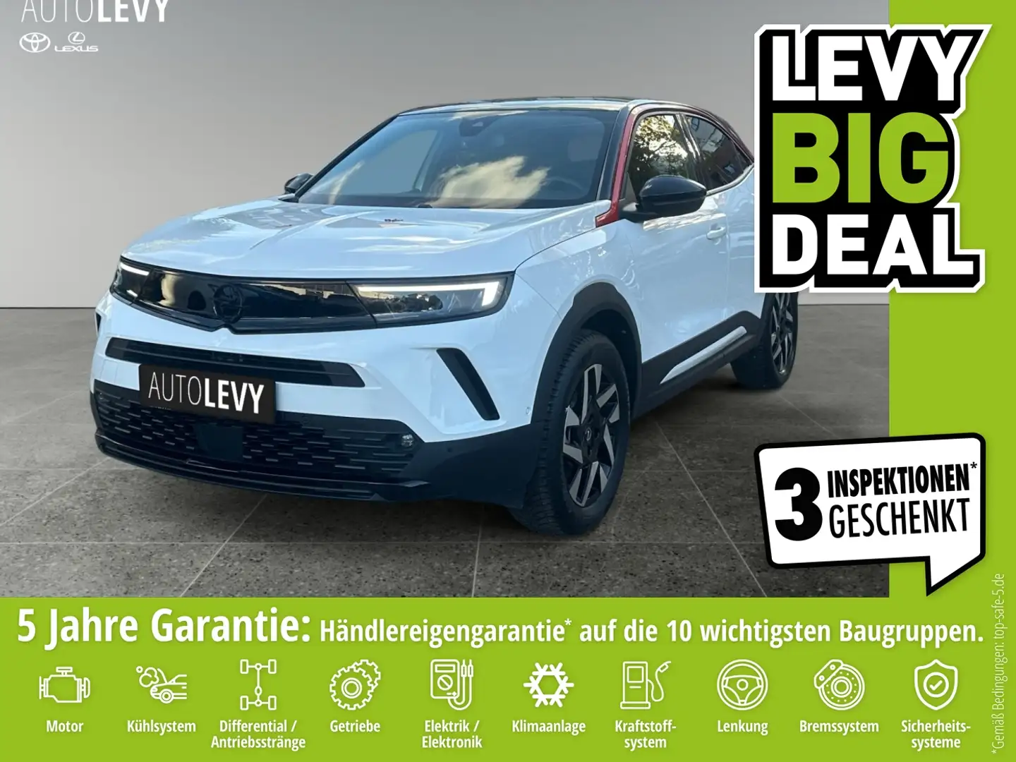 Opel Mokka-E Mokka e GS Line AUT DynLicht Fernlichtass. Kam. Weiß - 1