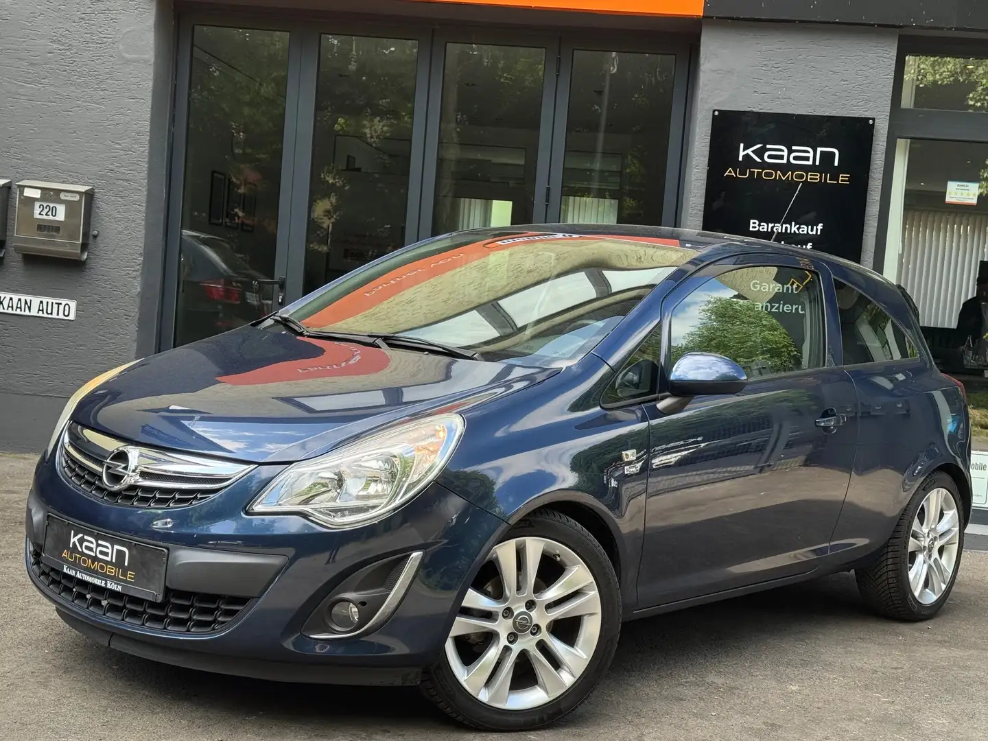 Opel Corsa 150 Jahre Opel/TEILLEDER/SHZ/KLIMA/TEMPO/PDC Blau - 2