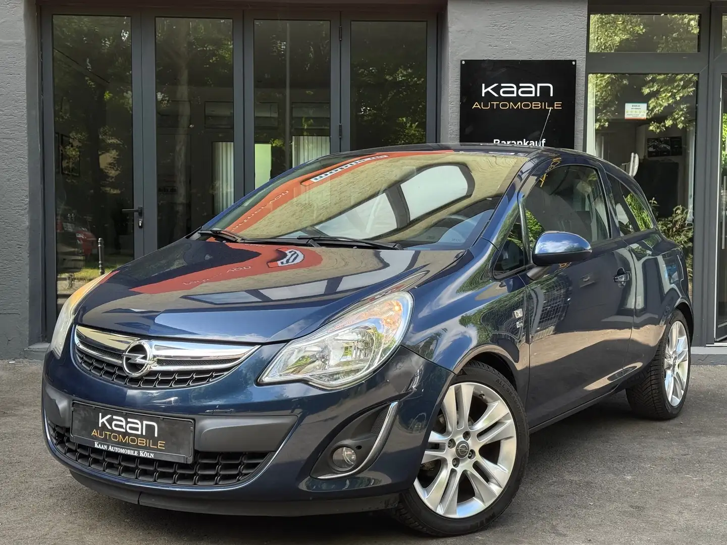 Opel Corsa 150 Jahre Opel/TEILLEDER/SHZ/KLIMA/TEMPO/PDC Blau - 1