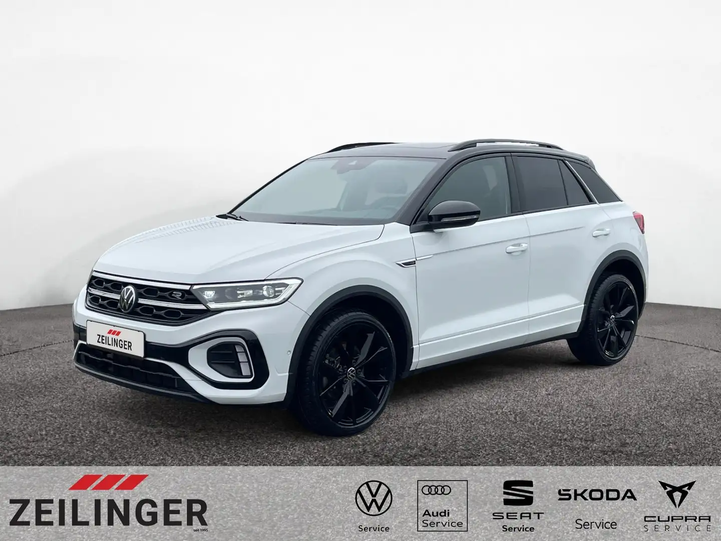Volkswagen T-Roc R-Line TSI DSG|PANO|19"|LED-PLUS|BLACK-STY Weiß - 1
