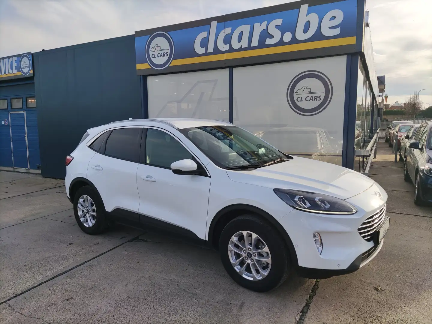 Ford Kuga 2.5FHEV/Titanium/Automaat/Navi/Camera/Cc/Bluetooth Blanc - 1