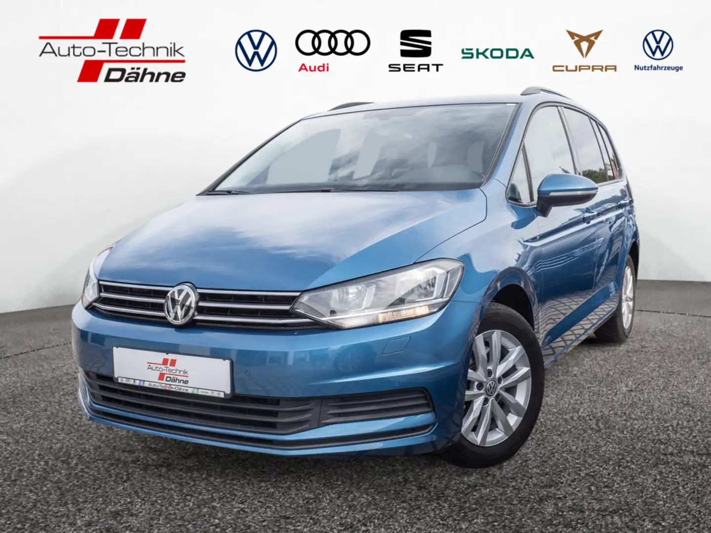 Volkswagen Touran 1.6 TDI Comfortline PDC SHZ NAVI AHK Albastru - 1