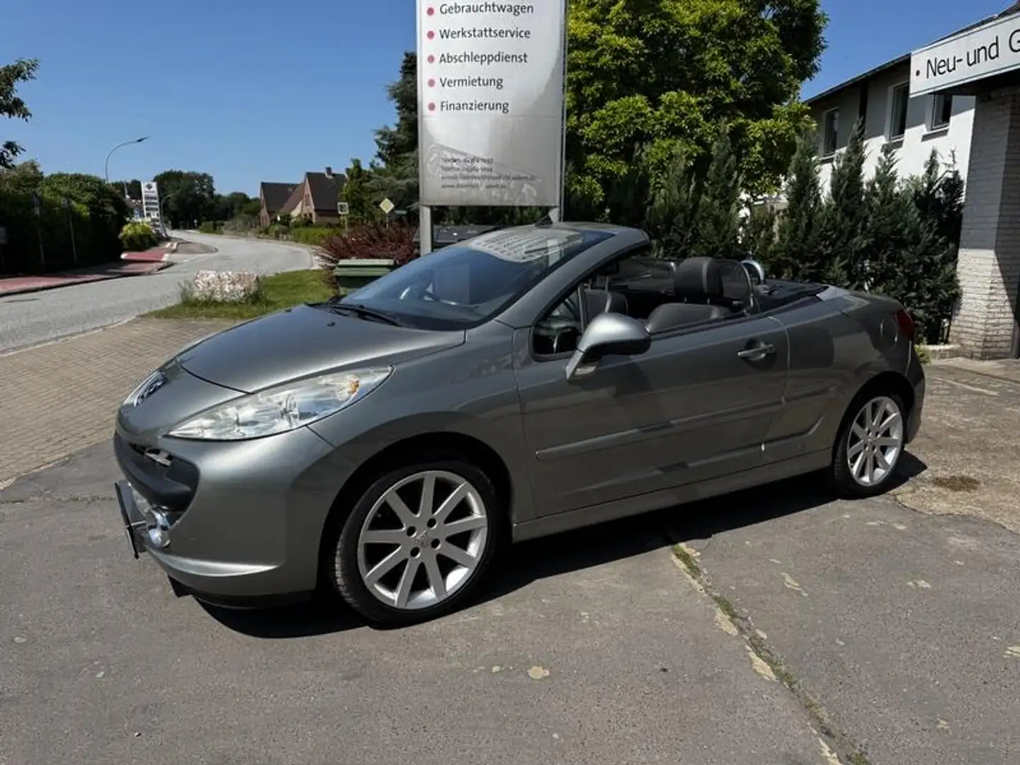 Peugeot 207 1.6 HDI Cabrio/Coupe "Roland Garros" Leder-Sitz... Gris - 2
