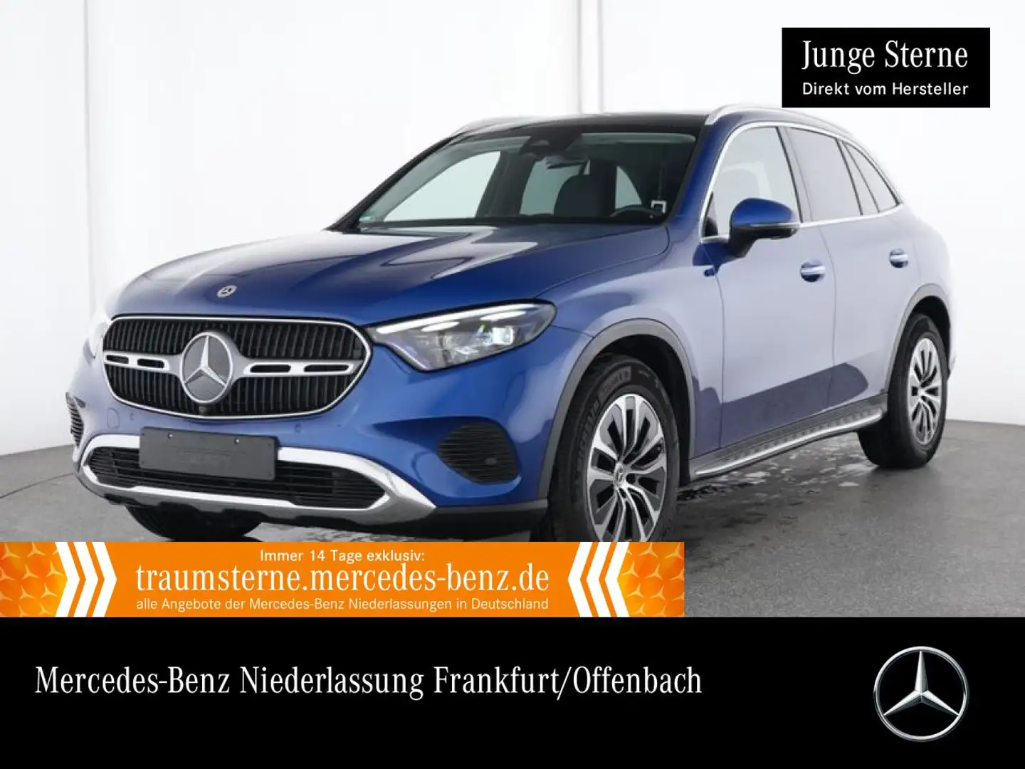 Mercedes-Benz GLC 200 4M AVANTG+PANO+360+TOTW+KEYLESS+9G Blau - 1