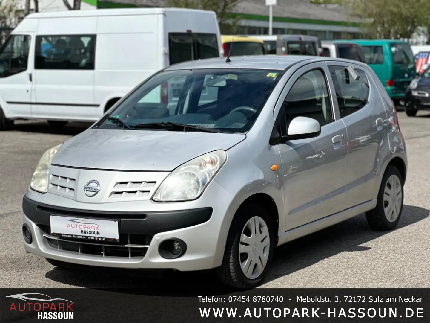 Nissan Pixo Acenta Garantie Klima 4-Sitz. Hagelschaden Argent - 1