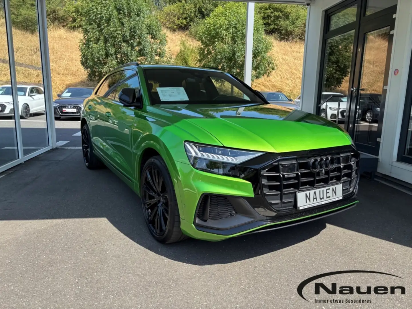 Audi Q8 50 TDI comp. S-line *PANO*ST.HZG*ACC*ALLRADLENKUNG Groen - 1