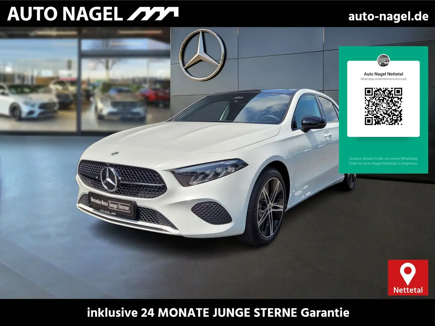 Mercedes-Benz A 200 A 200 Progressive Advanced Distronic+Totw+PSD+ LED Blanc - 1