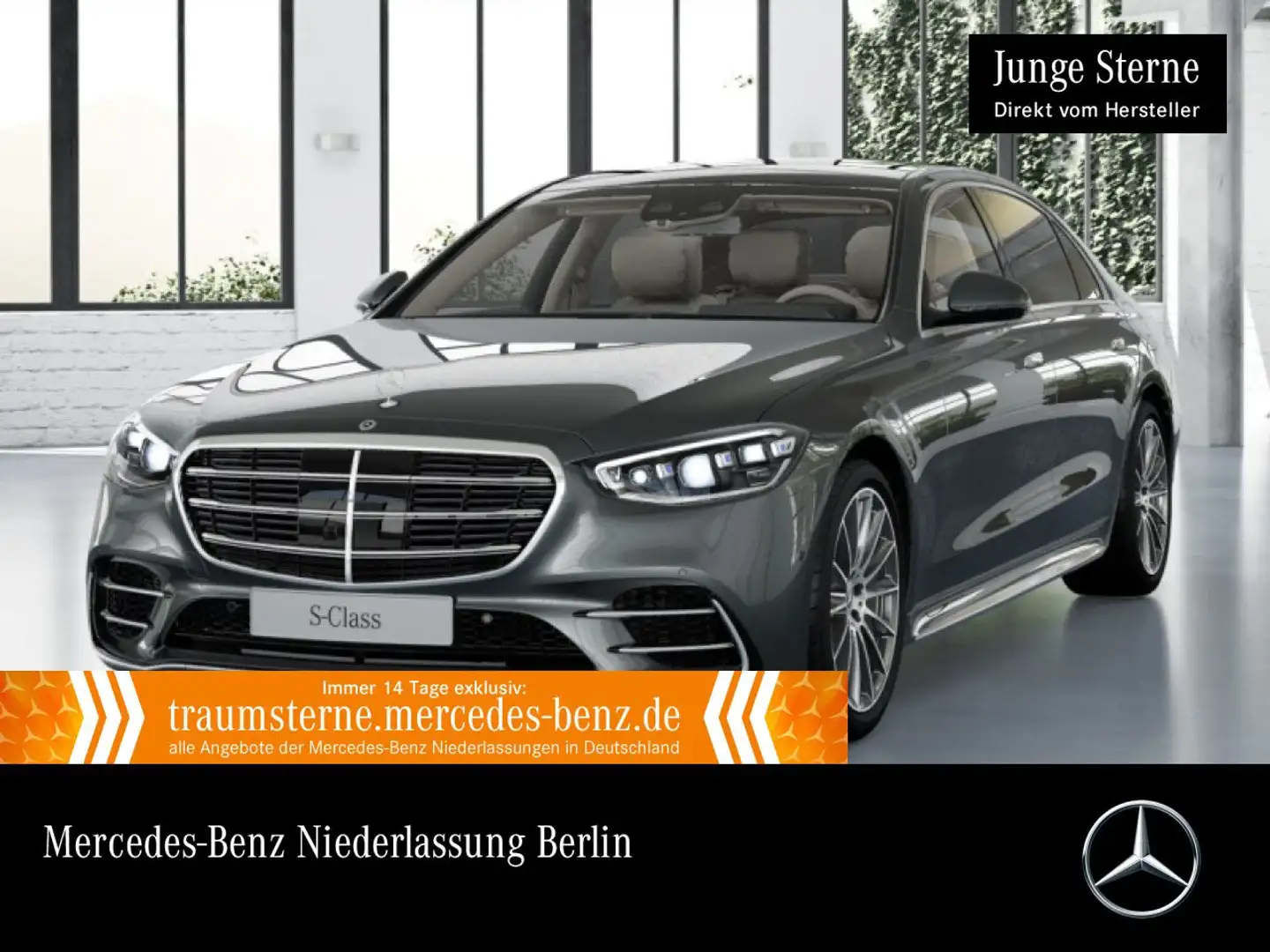 Mercedes-Benz S 600 S 580 e L 4M AMG+PANO+360+DIGITAL-L+BURMESTER3D Grau - 1