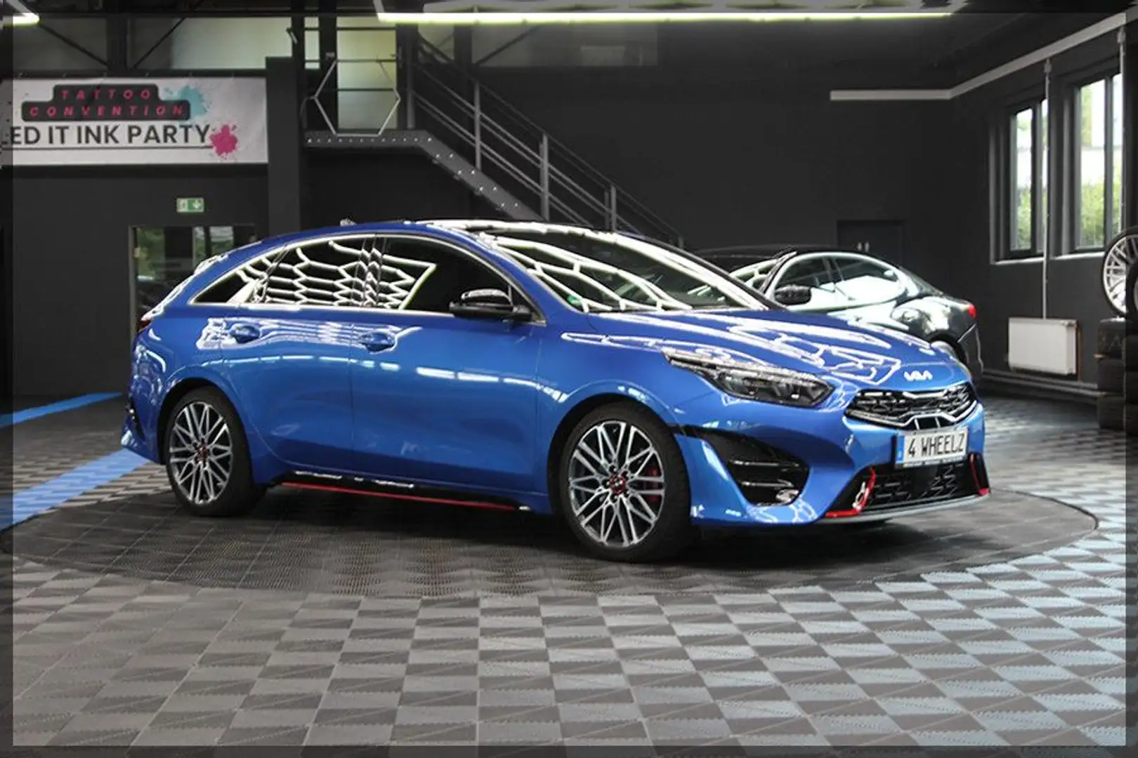Kia Ceed / cee'd 1.6 T-GDI DCT GT PANO / CAM Bleu - 1