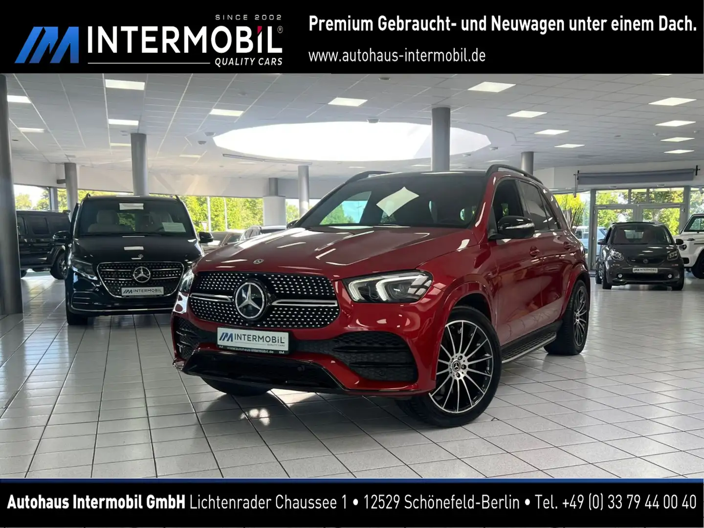 Mercedes-Benz GLE 350 e 4M*AMG*NIGHT*PANO*BURMESTER*MBUX*360° Rot - 1