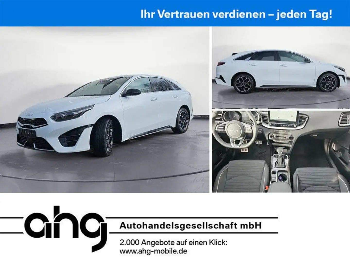 Kia ProCeed / pro_cee'd ProCeed 1.5 T-GDI DCT GT-line Tempom.aktiv Bluet Blanc - 1