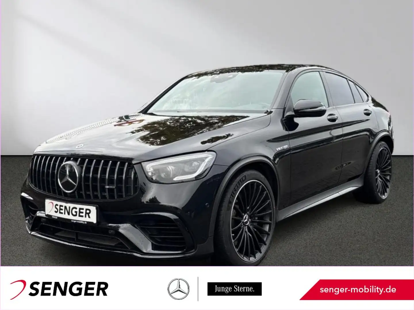 Mercedes-Benz GLC 63 AMG 4M+ Coupé Multibeam Distronic Head-Up Noir - 1
