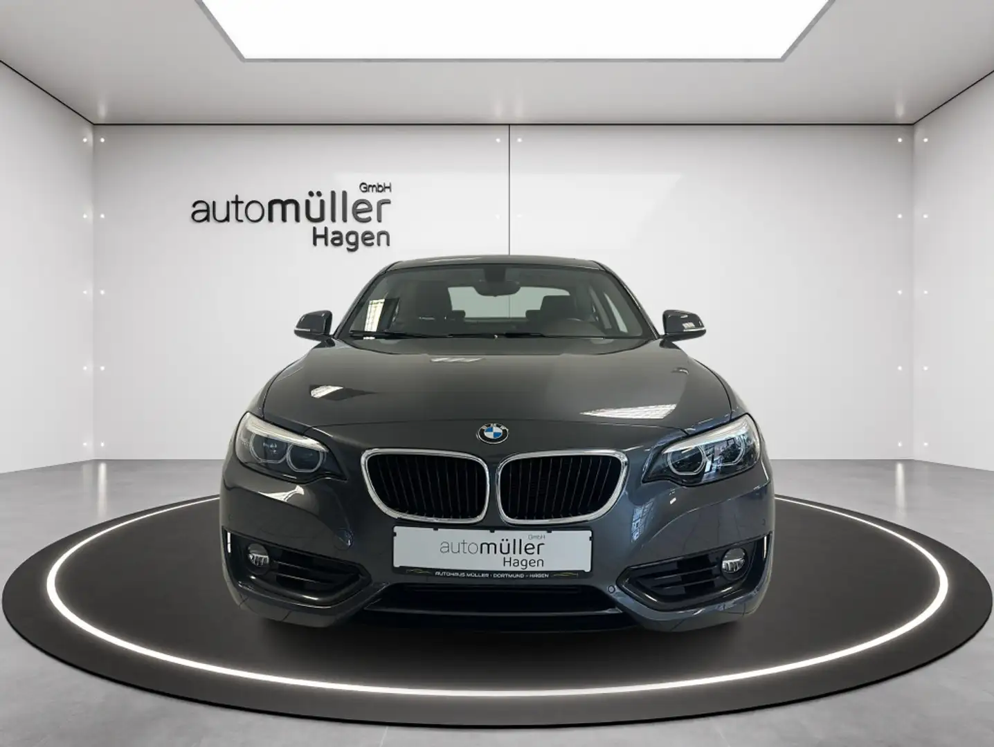 BMW 218 i Coupé Steptronic 1.H|S-DACH|NAVI|PDC|LED Grau - 2
