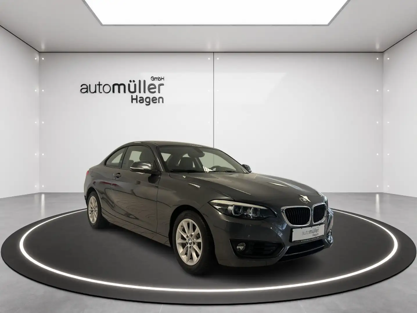 BMW 218 i Coupé Steptronic 1.H|S-DACH|NAVI|PDC|LED Grau - 1