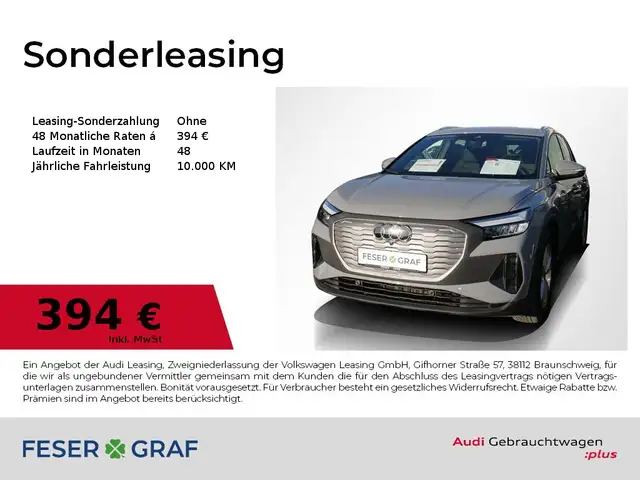 Audi Q4 e-tron 40 AHK Alu 20" GRA LED Navi PDC Sitzh.