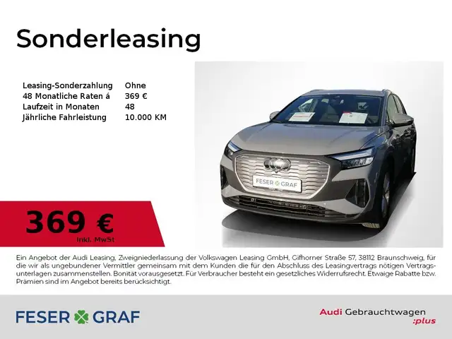 Audi Q4 e-tron 40 AHK Alu 20" GRA LED Navi PDC Sitzh.