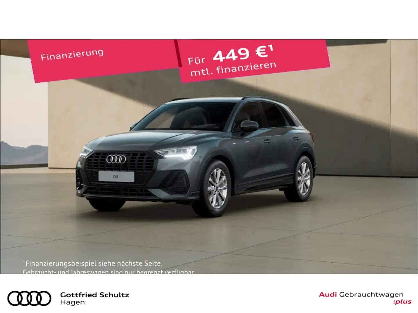 Audi Q3 35 TFSI S-tronic LED MMI AHK KAMERA S line Grau - 1