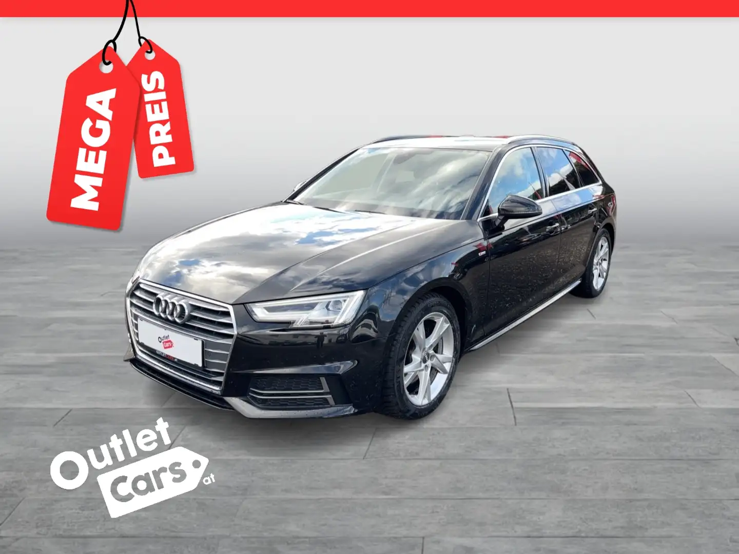 Audi A4 Avant 2.0 TDI Aut. S-Line+LEDER+RFK+MEGAPREIS Schwarz - 1
