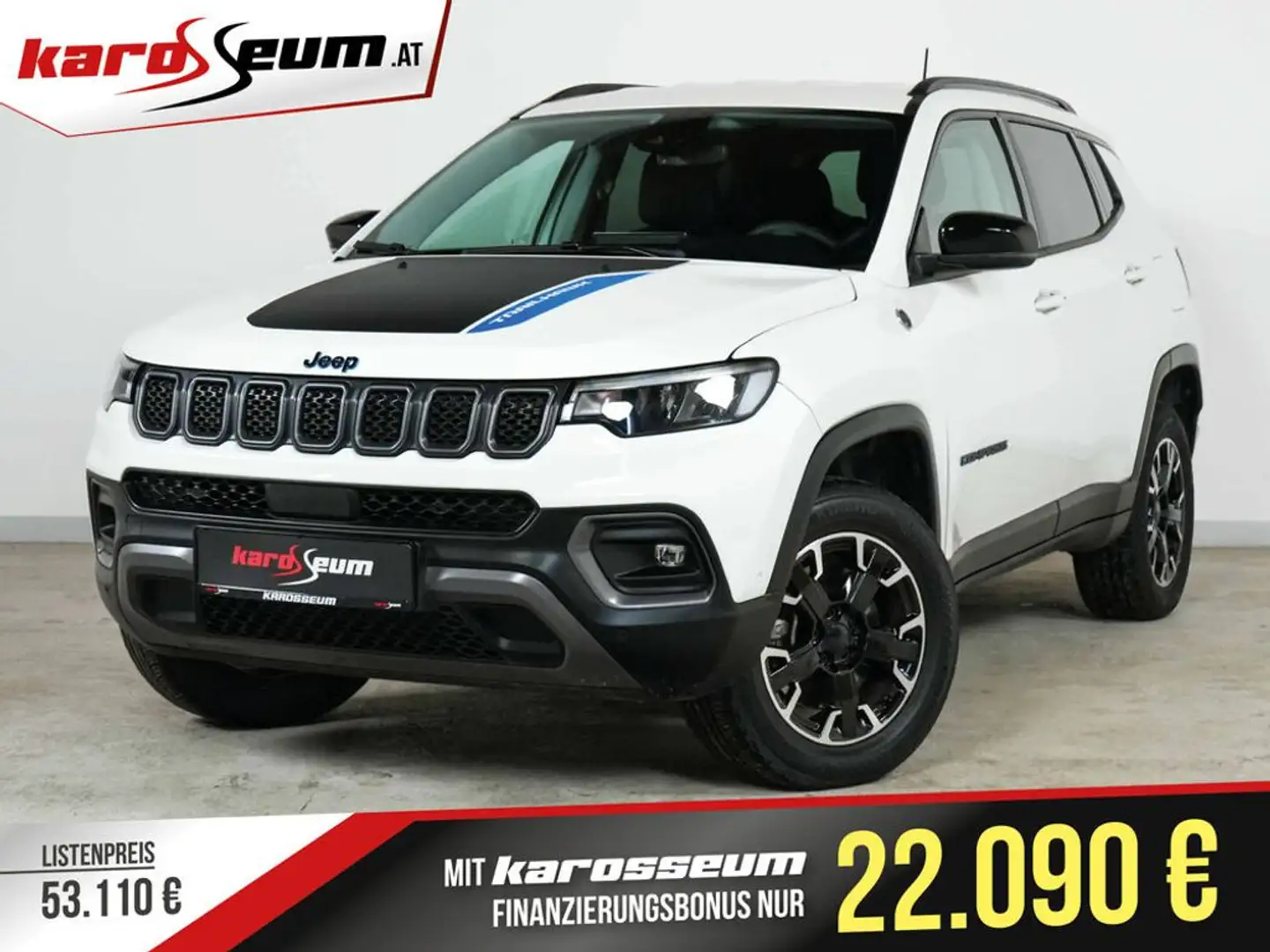 Jeep Compass Trailhawk | TRAUMZUSTAND | Allrad | 240 PS Weiß - 1
