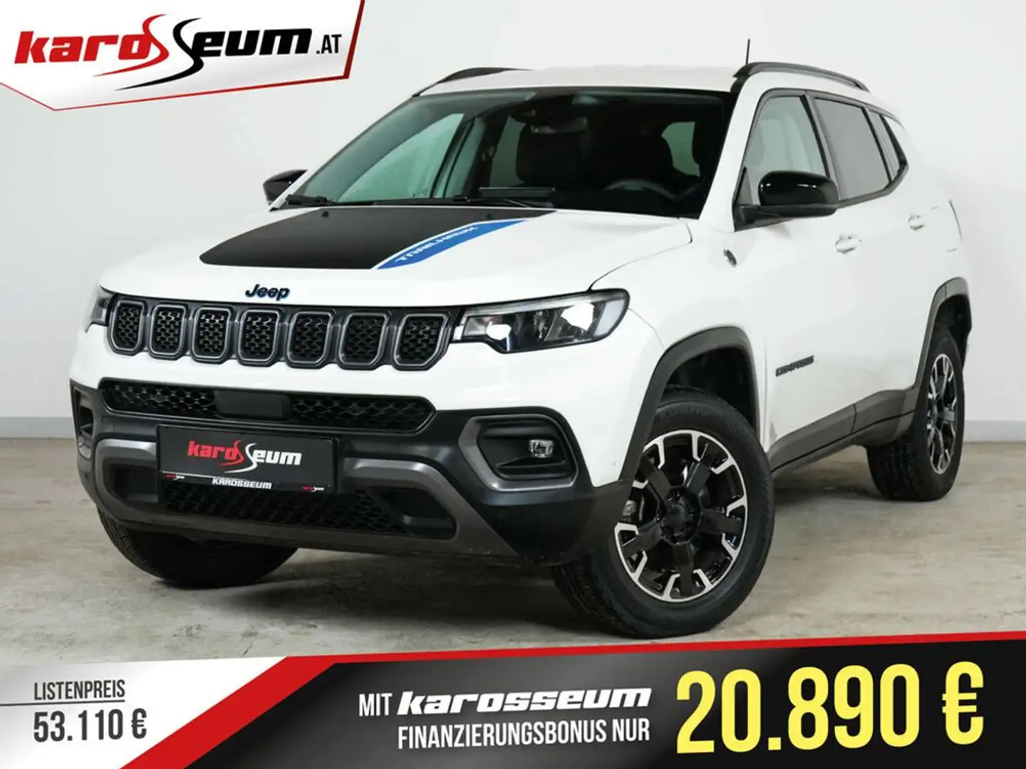 Jeep Compass Trailhawk | TRAUMZUSTAND | Allrad | 240 PS Weiß - 1