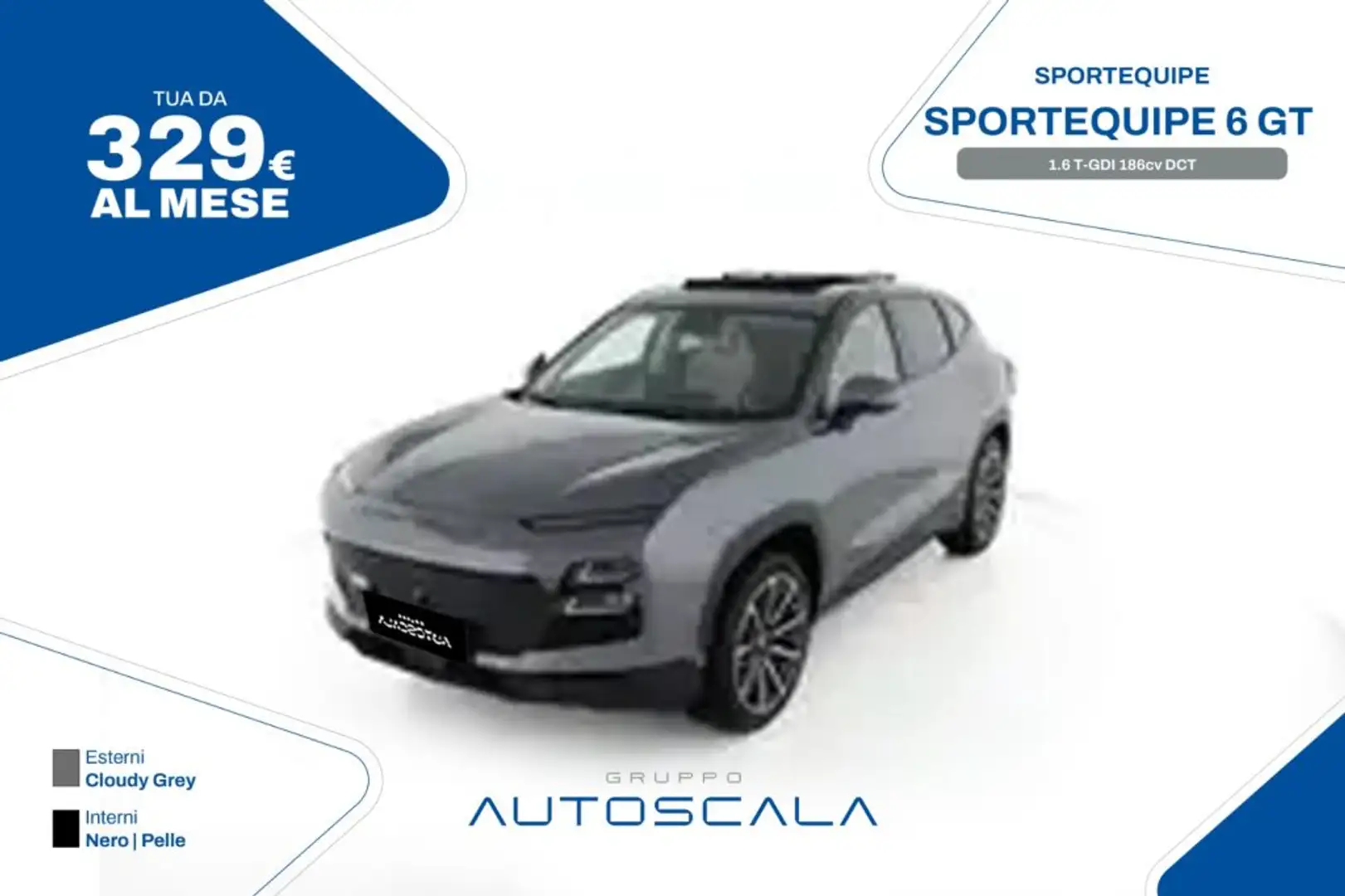 Sportequipe Sportequipe 6 GT 1.6 T-GDI 186cv DCT Grigio - 1